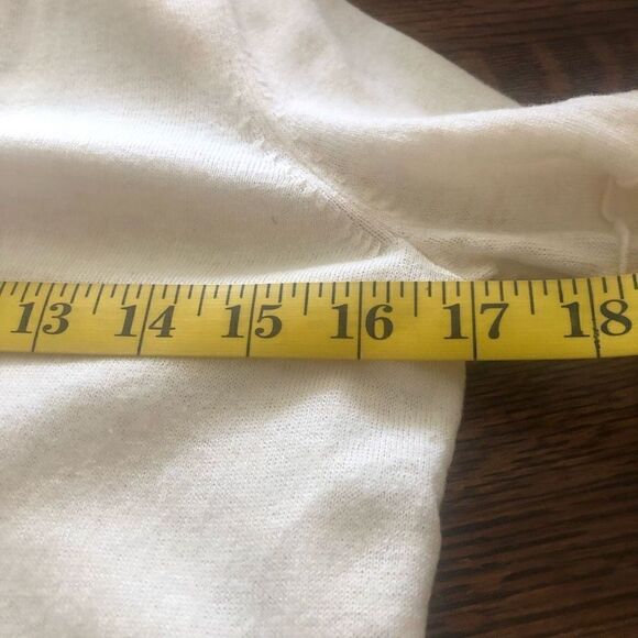 Toad & Co Soft Oatmeal Wool Blend Lagenlook, Light Academia Cardigan Sweater SzS - Picture 9 of 13